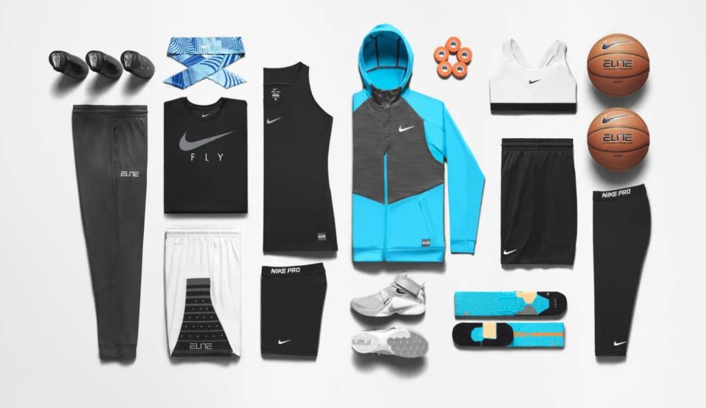 Nike basketball sportswear and accessories collection.